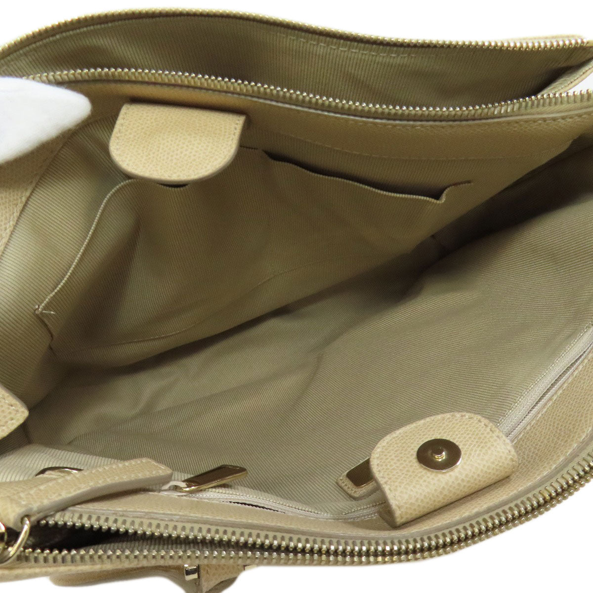 Furla Double fastener Tote Bag Leather Ladies [Used]