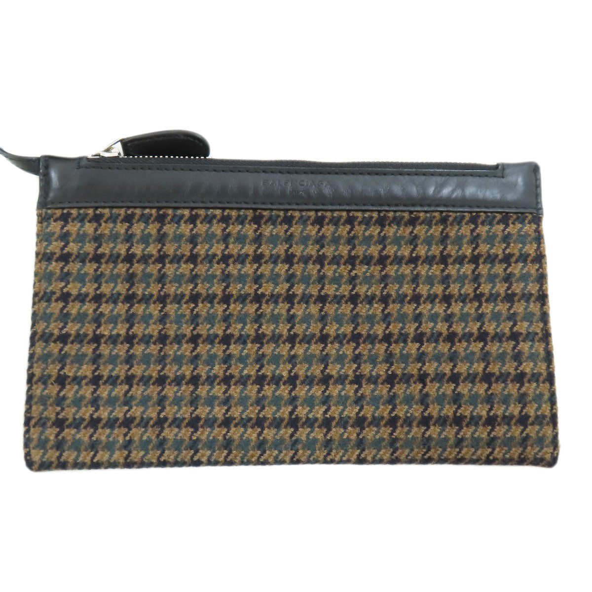 BALENCIAGA 339933 NAVY CABAS Handbag wool Ladies [Used]