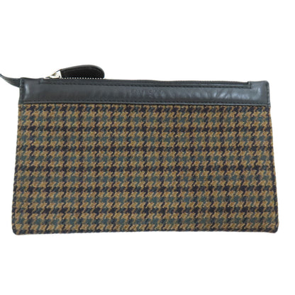 BALENCIAGA 339933 NAVY CABAS Handbag wool Ladies [Used]
