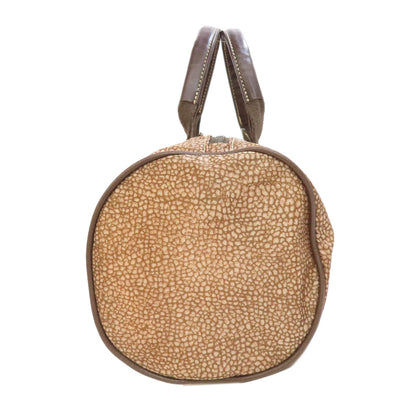 BORBONESE Quail pattern 2WAY Handbag Nylon Ladies [Used]