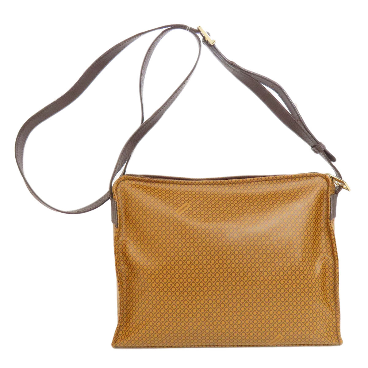 GHERARDINI Logo motif softy Shoulder Bag Polyester Polyurethane coatingLadies [Used]