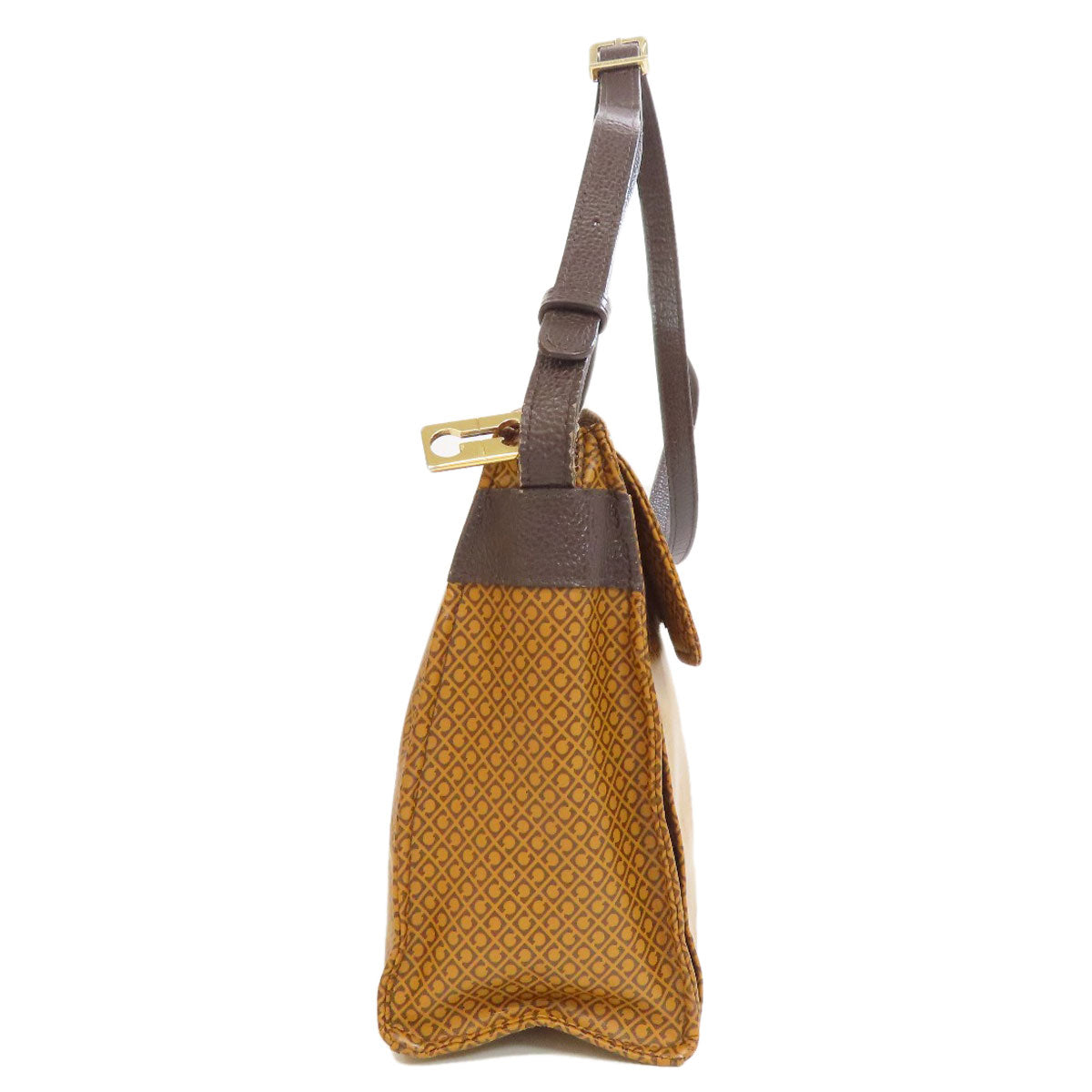 GHERARDINI Logo motif softy Shoulder Bag Polyester Polyurethane coatingLadies [Used]