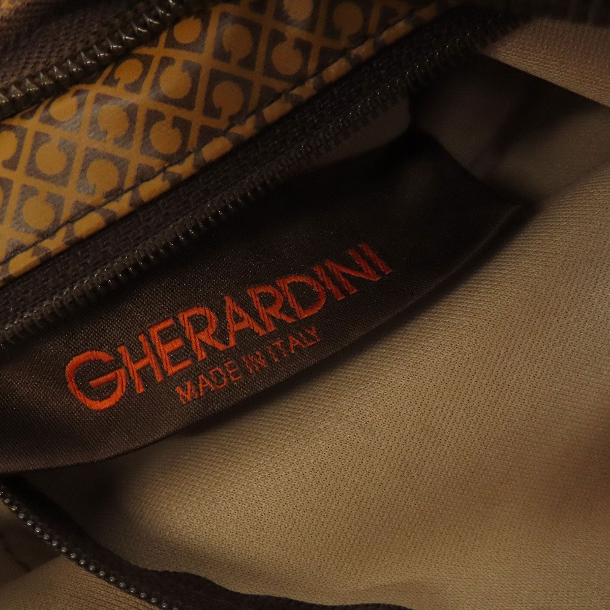 GHERARDINI Logo motif softy Shoulder Bag Polyester Polyurethane coatingLadies [Used]
