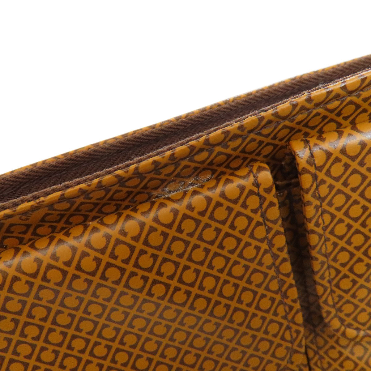 GHERARDINI Logo motif softy Shoulder Bag Polyester Polyurethane coatingLadies [Used]