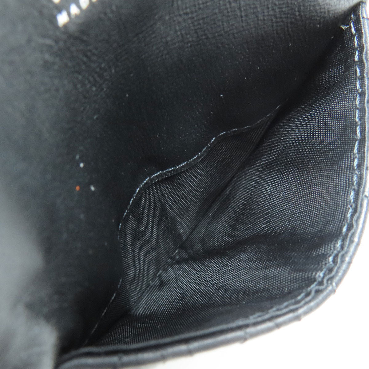 VERSACE With Chain Card Case Leather Ladies [Used]