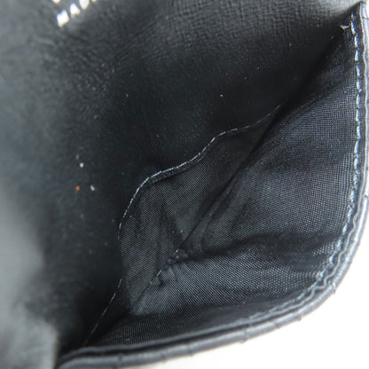 VERSACE With Chain Card Case Leather Ladies [Used]