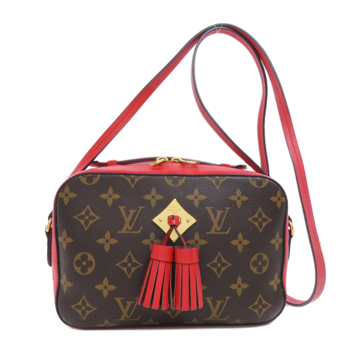 ルイヴィトン M43556 サントンジュ ショルダーバッグ モノグラムキャンバス レディース 【中古】【LOUIS VUITTON】