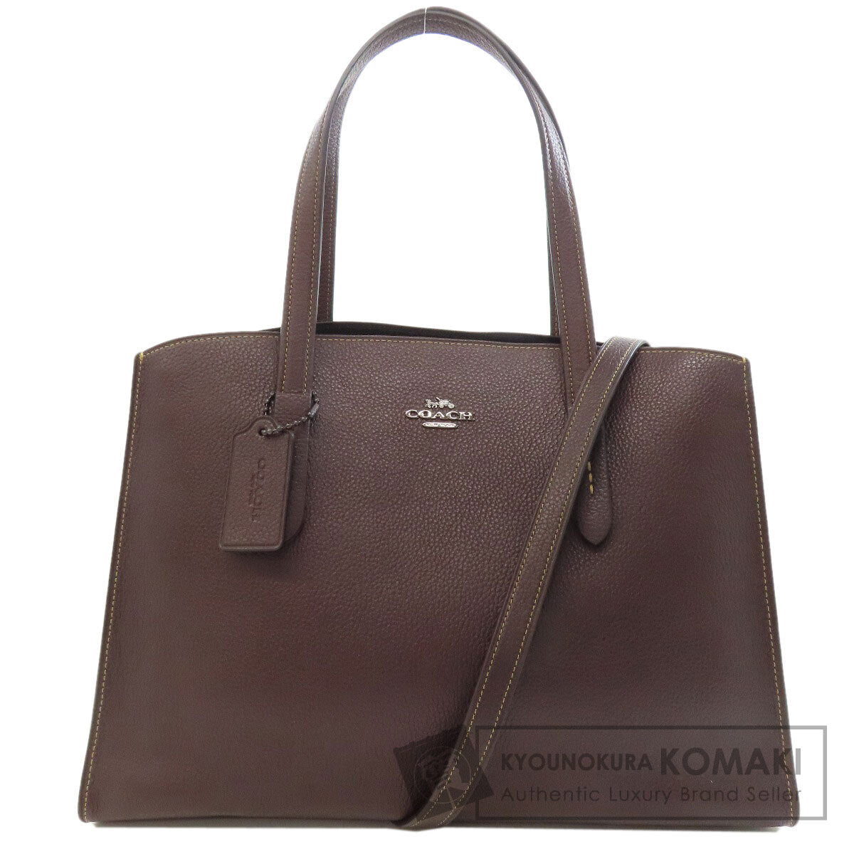 COACH  25137 Tote Bag Charlie Carryall 2WAY Leather Ladies