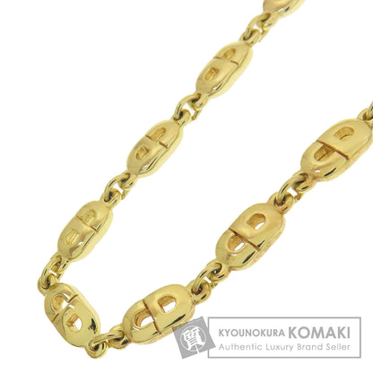 CHRISTIAN DIOR CD Logo Chain Necklace Metal Ladies [Used]