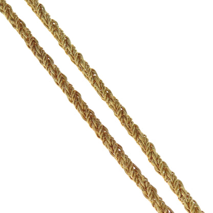 CHRISTIAN DIOR Rope Chain Necklace Metal Ladies [Used]