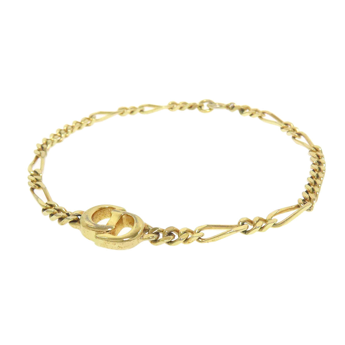 CHRISTIAN DIOR CD logo Bracelet Metal Ladies [Used]