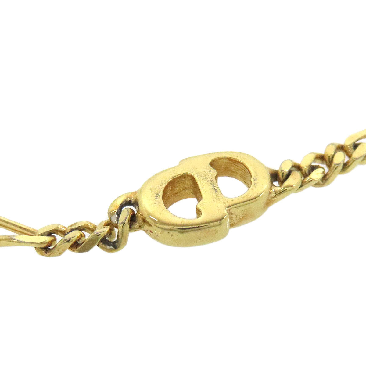 CHRISTIAN DIOR CD logo Bracelet Metal Ladies [Used]
