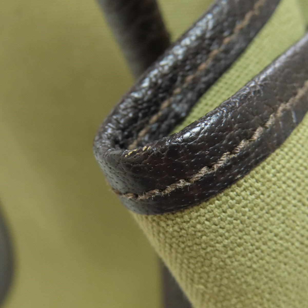 HERMES Garden Party PM Silver Hardware Tote Bag Towar Officche Ladies [Used]