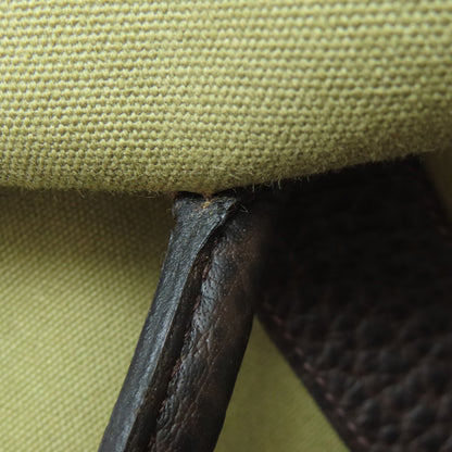 HERMES Garden Party PM Silver Hardware Tote Bag Towar Officche Ladies [Used]