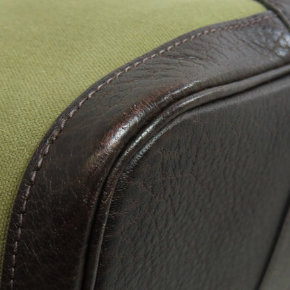 HERMES Garden Party PM Silver Hardware Tote Bag Towar Officche Ladies [Used]