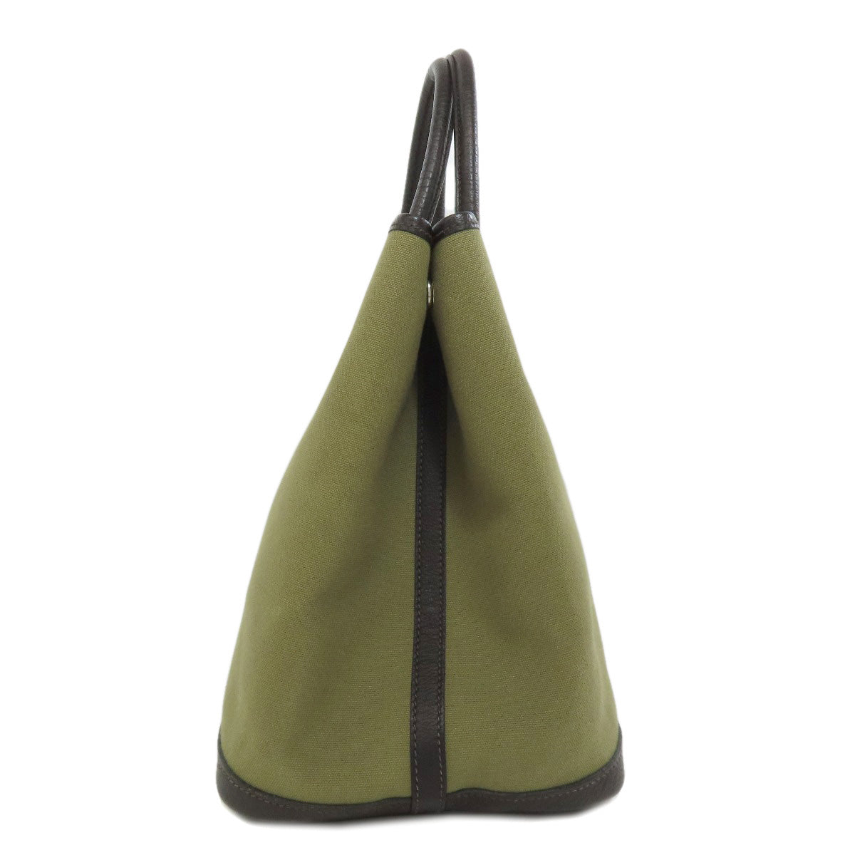 HERMES Garden Party PM Silver Hardware Tote Bag Towar Officche Ladies [Used]