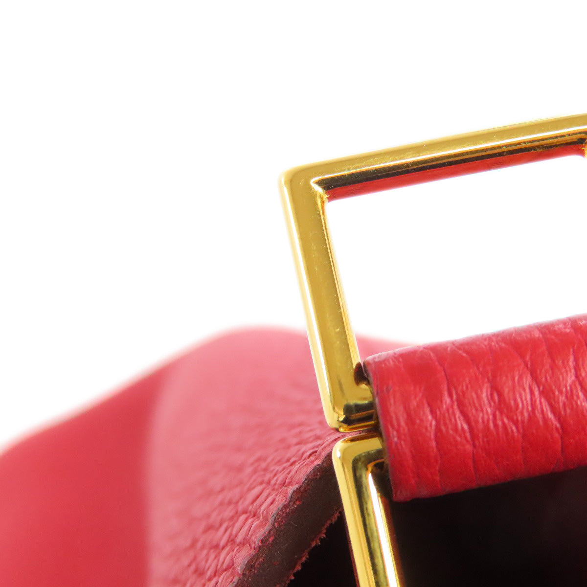 HERMES Picotin Lock PM Vermilion GoldHardware Handbag Taurillon Clemence Ladies [Used]