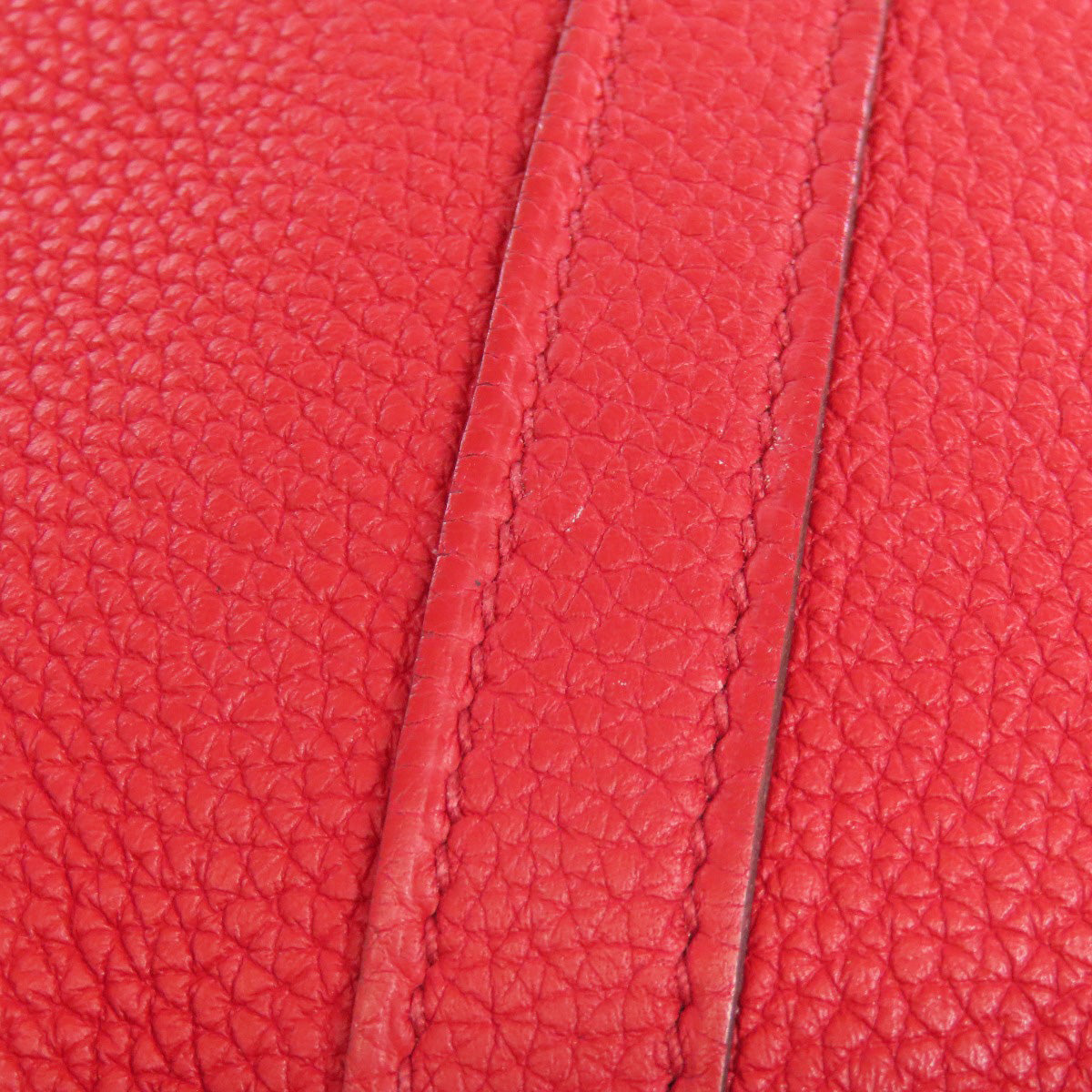 HERMES Picotin Lock PM Vermilion GoldHardware Handbag Taurillon Clemence Ladies [Used]
