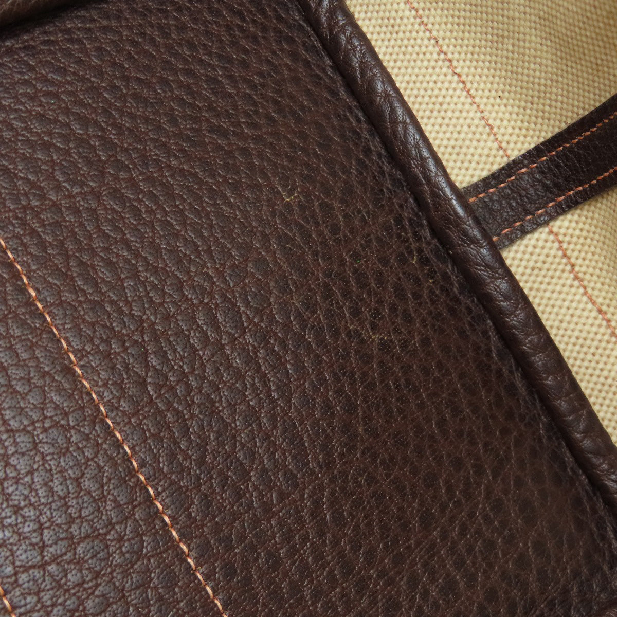 HERMES Garden Party PM Maron SilverHardware Tote Bag Tower ash Ladies [Used]