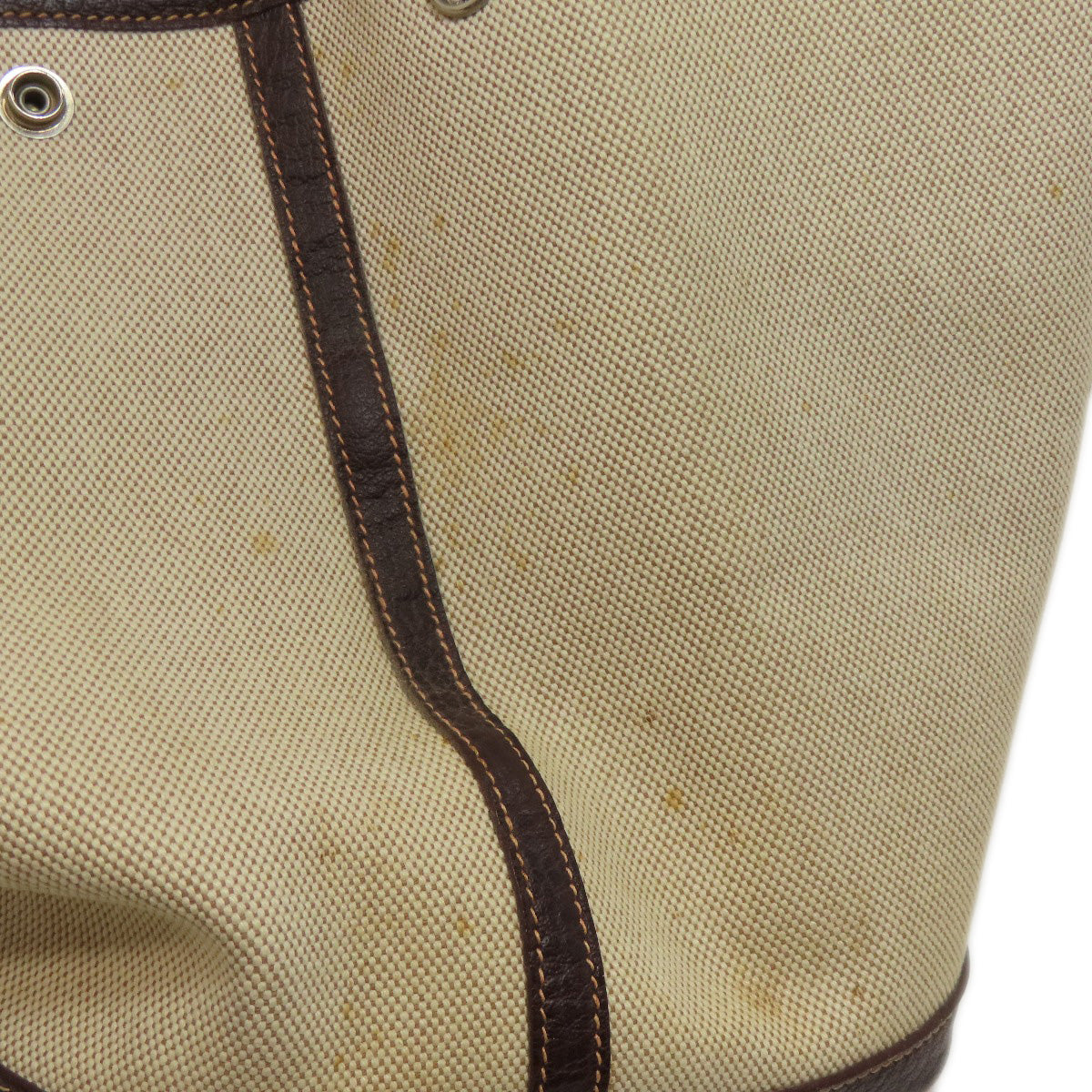 HERMES Garden Party PM Maron SilverHardware Tote Bag Tower ash Ladies [Used]