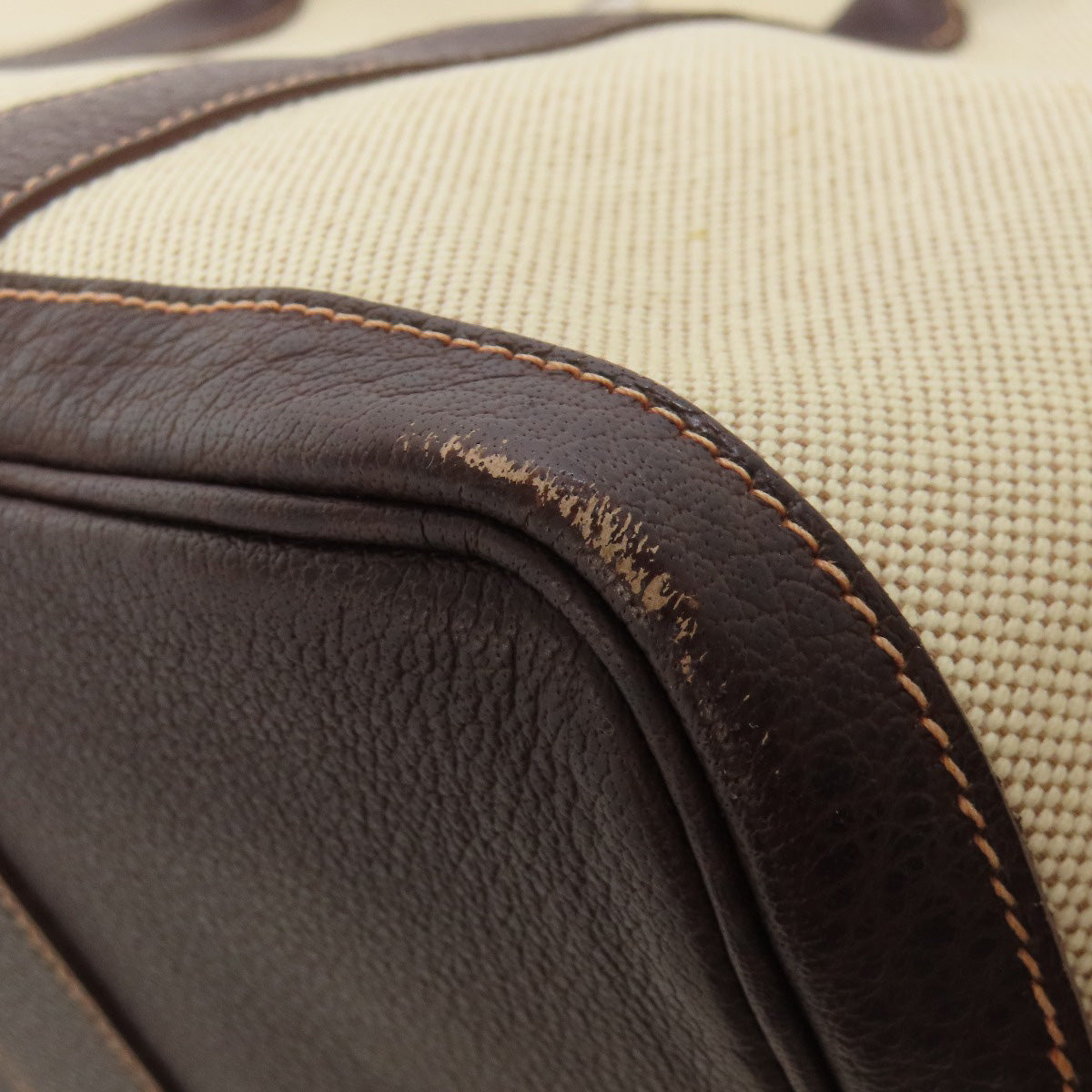 HERMES Garden Party PM Maron SilverHardware Tote Bag Tower ash Ladies [Used]