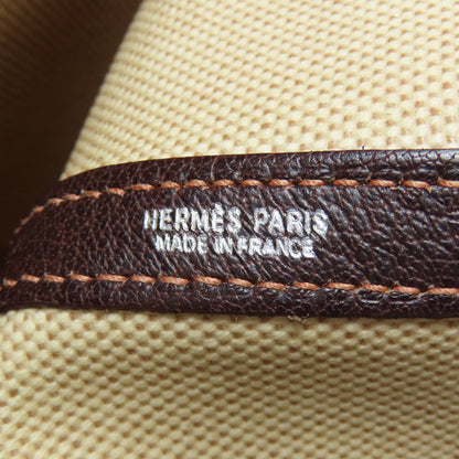 HERMES Garden Party PM Maron SilverHardware Tote Bag Tower ash Ladies [Used]