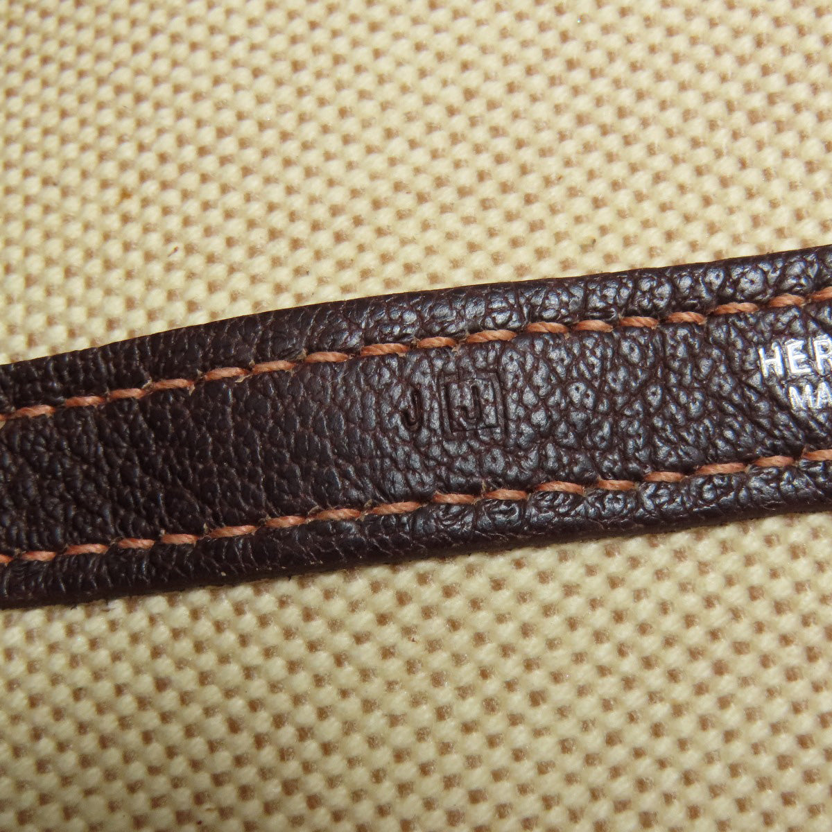 HERMES Garden Party PM Maron SilverHardware Tote Bag Tower ash Ladies [Used]