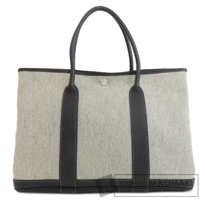 HERMES   Tote Bag Garden Party PM Silver Hardware Tower ash Ladies