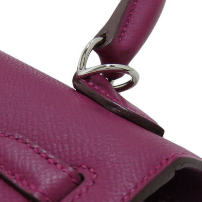 HERMES Kelly 25 SilverHardware Handbag Epsom Ladies [Used]