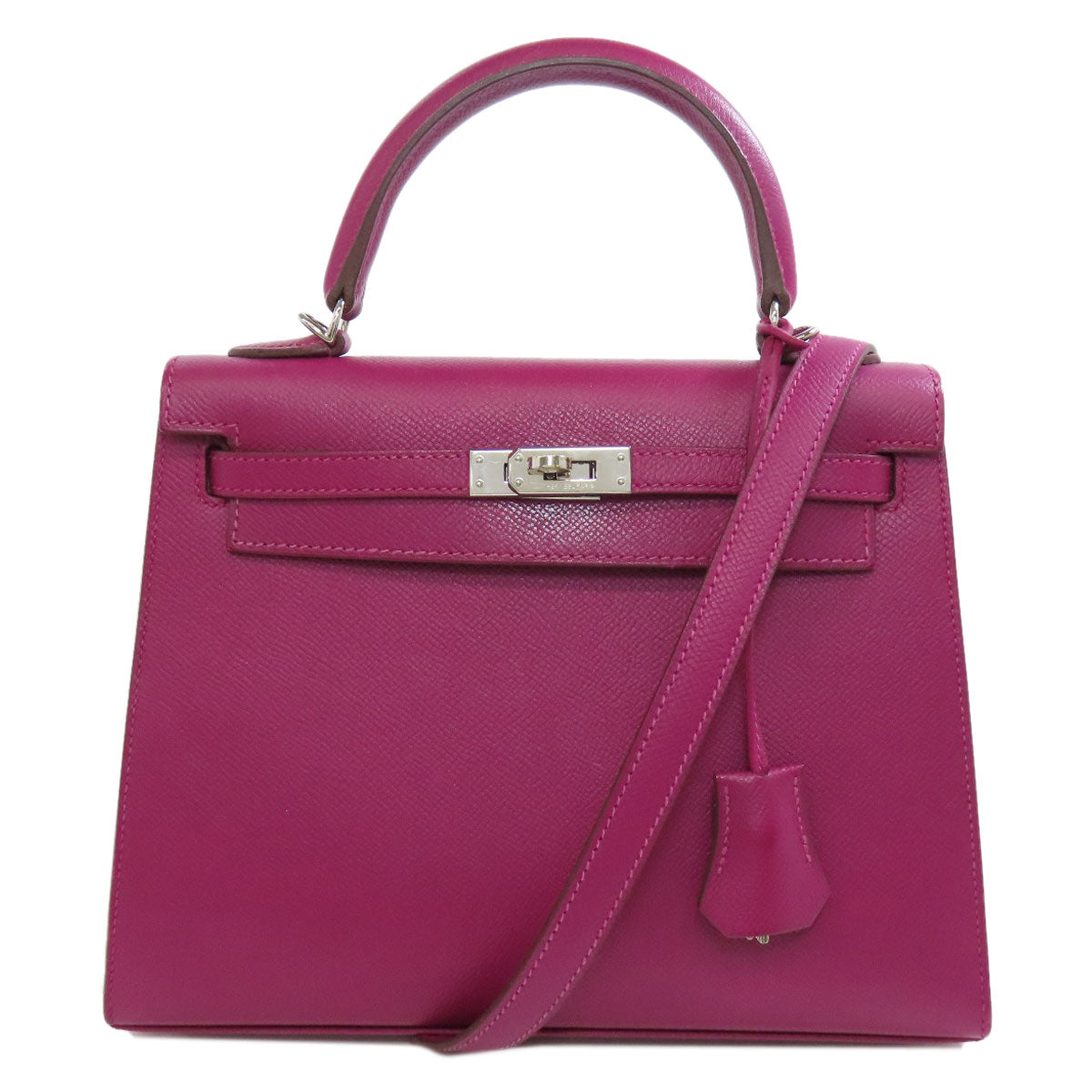 HERMES Kelly 25 SilverHardware Handbag Epsom Ladies [Used]