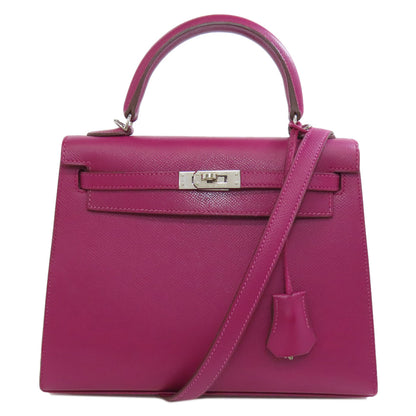 HERMES Kelly 25 SilverHardware Handbag Epsom Ladies [Used]