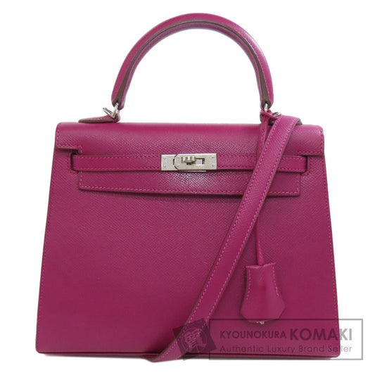 HERMES Kelly 25 SilverHardware Handbag Epsom Ladies [Used]