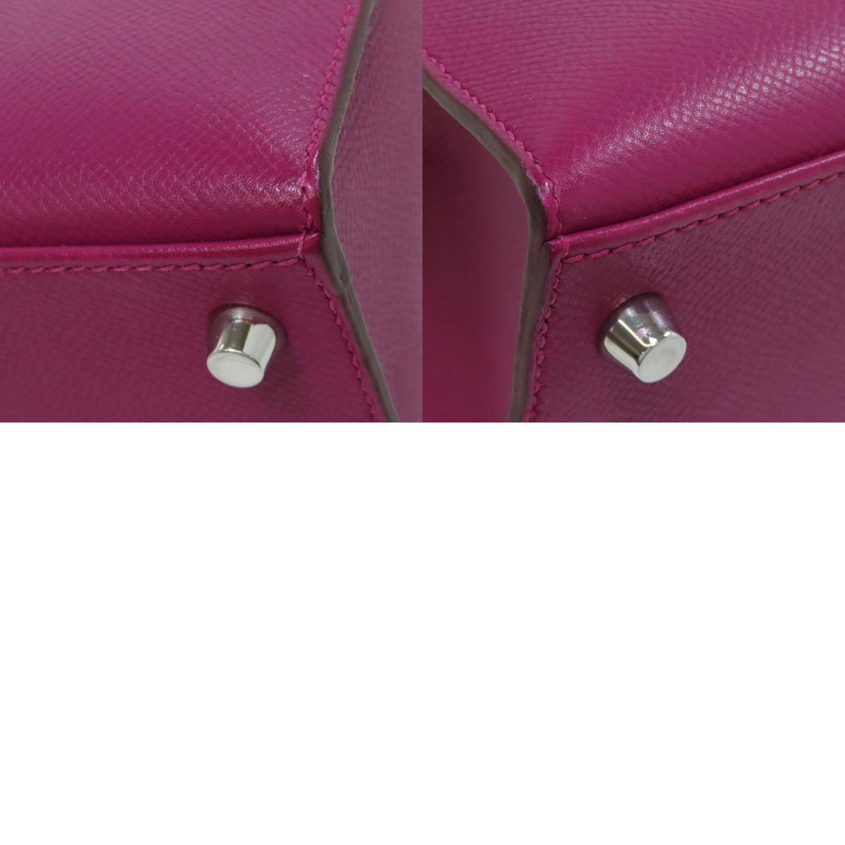 HERMES Kelly 25 SilverHardware Handbag Epsom Ladies [Used]