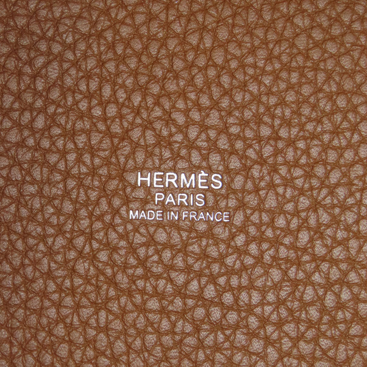 HERMES Picotin Lock MM Gold SilverHardware Handbag Taurillon Clemence Ladies [Used]