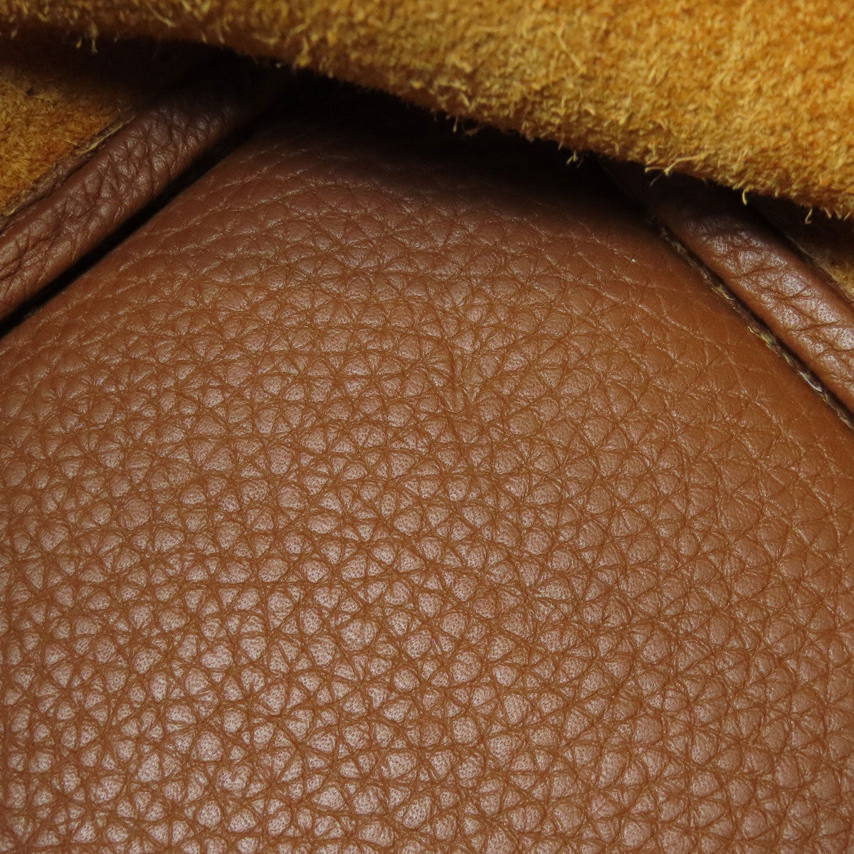 HERMES Picotin Lock MM Gold SilverHardware Handbag Taurillon Clemence Ladies [Used]