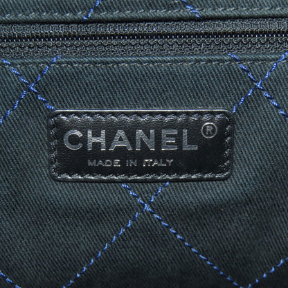 CHANEL   Wild Stitch SilverHardware Tote Bag  Grained Calfskin Skin Ladies [Used]