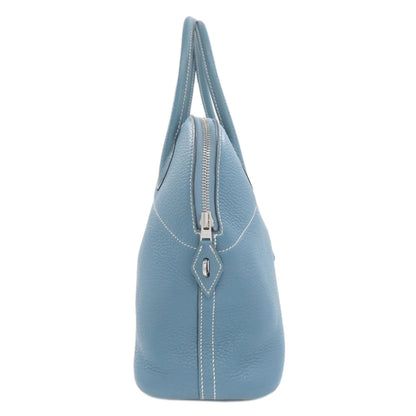 HERMES Bolide31 Blue Jean SilverHardware Handbag Taurillon Clemence Ladies [Used]