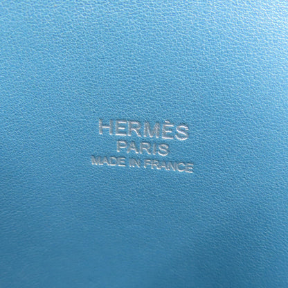 HERMES   Handbag Bolide31 Blue Jean SilverHardware Taurillon Clemence Ladies