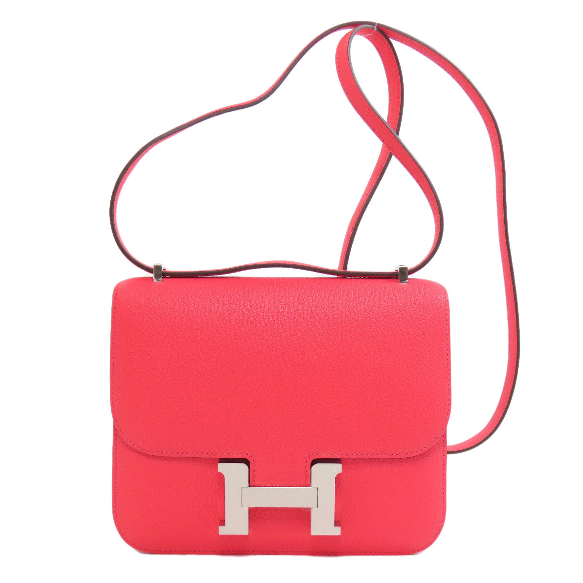 HERMES Constance 18 SilverHardware Shoulder Bag Chevre Ladies [Used]