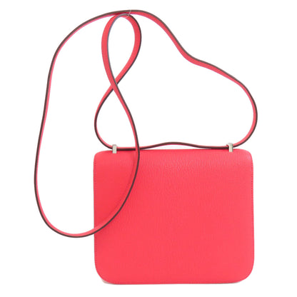 HERMES Constance 18 SilverHardware Shoulder Bag Chevre Ladies [Used]