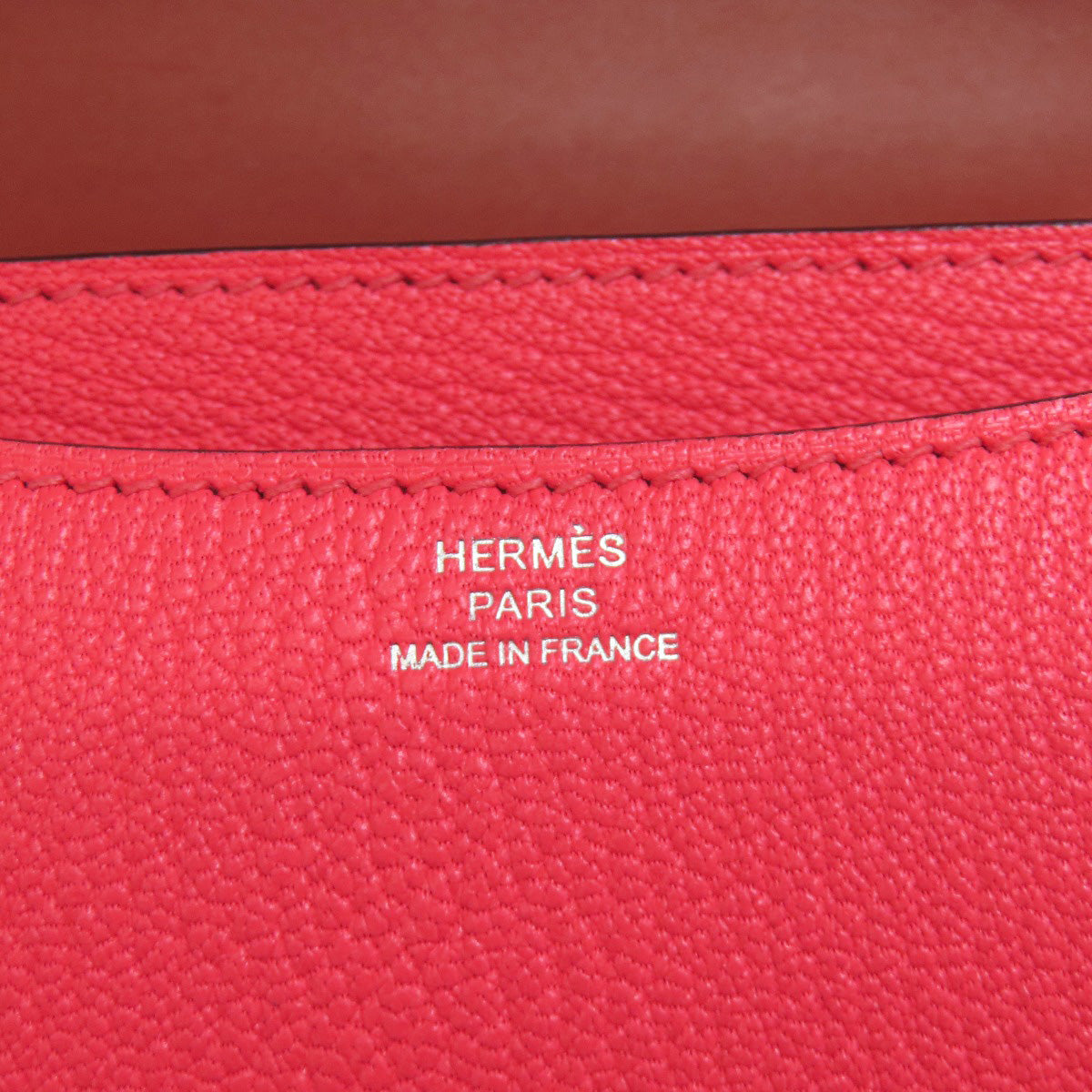 HERMES Constance 18 SilverHardware Shoulder Bag Chevre Ladies [Used]