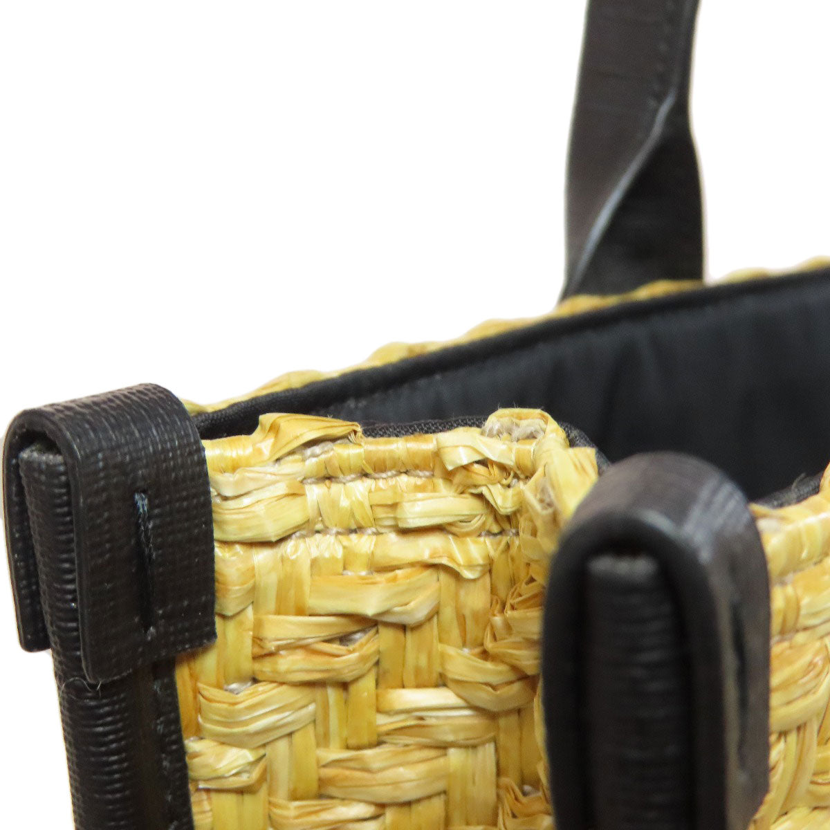 GUCCI  648841 Tote Bag Children 3D Apple Straw Ladies