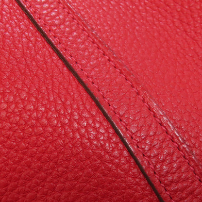 HERMES Picotin Lock MM Rouge Kazak SilverHardware Handbag Taurillon Clemence Ladies [Used]