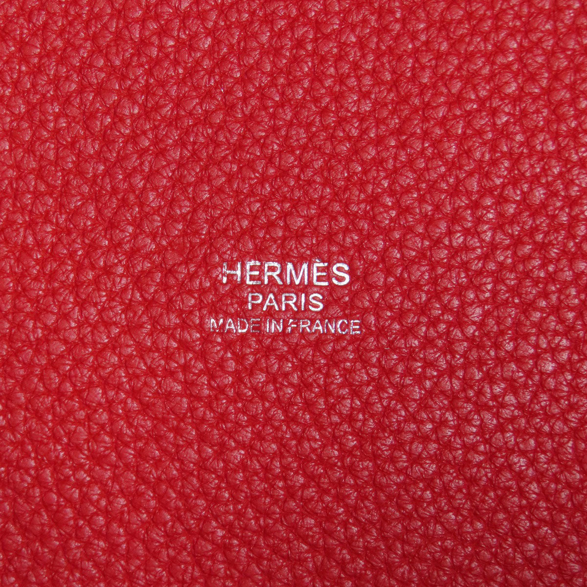 HERMES Picotin Lock MM Rouge Kazak SilverHardware Handbag Taurillon Clemence Ladies [Used]