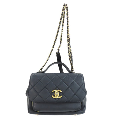 CHANEL   Shoulder Bag Business Affinity 2WAY Grain Calf Leather Grained Calfskin SkinLadies