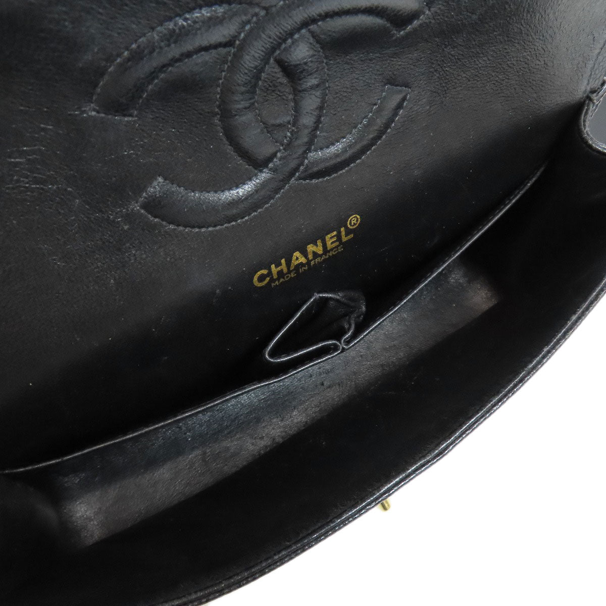 CHANEL ChainShoulder GoldHardware Shoulder Bag Grained Calfskin Skin Ladies [Used]