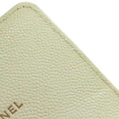 CHANEL Boy Chanel GoldHardware Smartphone case Grained Calfskin Skin Ladies [Used]