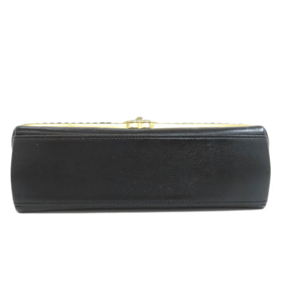 CHANEL V Stitch GoldHardware 2WAY Shoulder Bag Lambskin Ladies [Used]