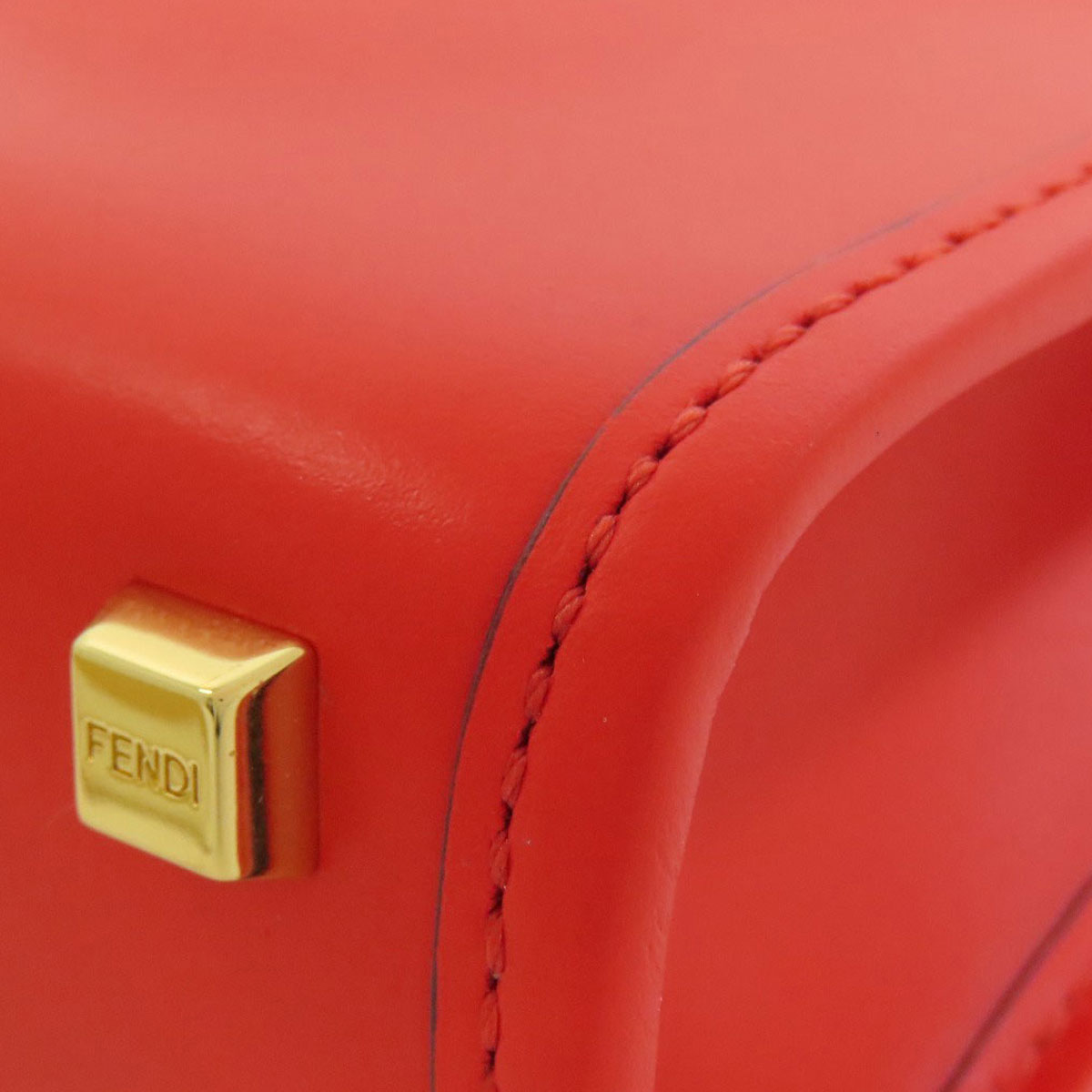 FENDI Sunshine Shopper Mini 2WAY Handbag Leather Ladies [Used]