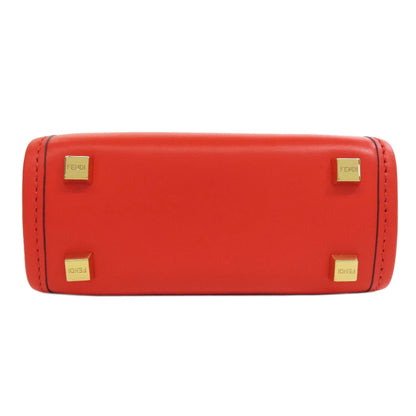 FENDI Sunshine Shopper Mini 2WAY Handbag Leather Ladies [Used]